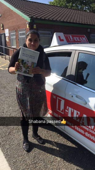 Congratulations to Shabana passing her driving test with L-Team driving school for the first time!! #passed#driving#learner🏆 #manchester#drivinglessons #help #learning #cars Call us now to get booked in on 0333 240 6430<br />
<br />
PASSED JUNE 2018
