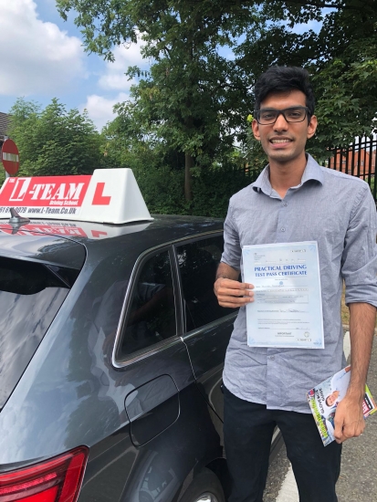 Congratulations to Yanish passing his driving test with L-Team driving school for the first time!! #passed#driving#learner🏆 #manchester#drivinglessons #help #learning #cars Call us now to get booked in on 0333 240 6430<br />
<br />
PASSED JUNE 2018 🏆