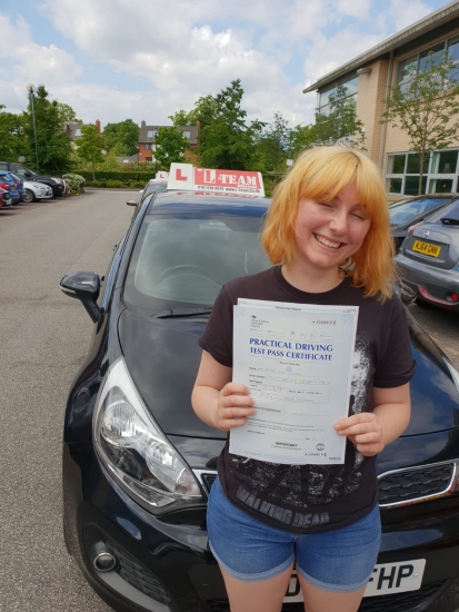 Congratulations to Pearl  passing her driving test with L-Team driving school for the first time!! #passed#driving#learner🏆 #manchester#drivinglessons #help #learning #cars Call us now to get booked in on 0333 240 6430<br />
<br />
PASSED JUNE 2018 🏆