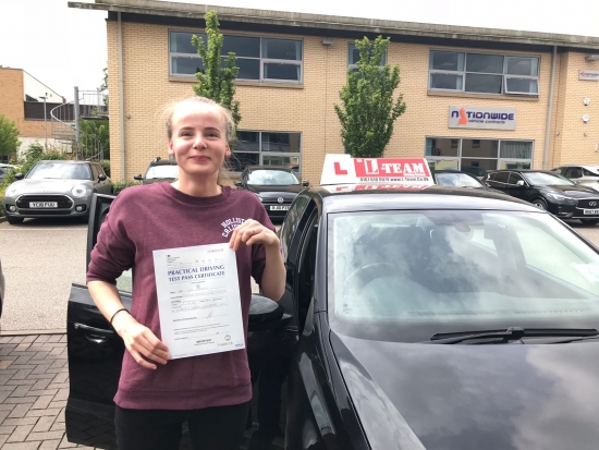 Congratulations to Leva  passing her driving test with L-Team driving school for the first time!! #passed#driving#learner🏆 #manchester#drivinglessons #help #learning #cars Call us now to get booked in on 0333 240 6430<br />
<br />
PASSED JUNE 2018 🏆