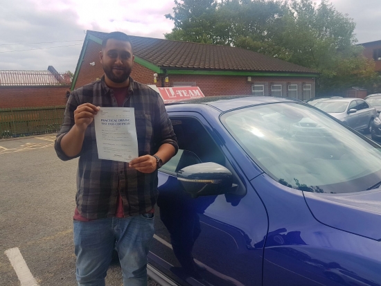 Congratulations to Faisal  passing his driving test with L-Team driving school for the first time!! #passed#driving#learner🏆 #manchester#drivinglessons #help #learning #cars Call us now to get booked in on 0333 240 6430<br />
<br />
PASSED JUNE 2018 🏆