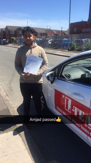 Congratulations to Amjad passing his driving test with L-Team driving school for the first time!! #passed#driving#learner🏆 #manchester#drivinglessons #help #learning #cars Call us now to get booked in on 0333 240 6430<br />
<br />
PASSED JUNE 2018 🏆
