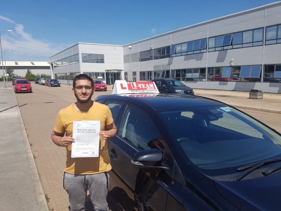 Congratulations to Usman passing his driving test with L-Team driving school for the first time!! #passed#driving#learner🏆 #manchester#drivinglessons #help #learning #cars Call us now to get booked in on 0333 240 6430<br />
<br />
PASSED JULY 2018 🏆