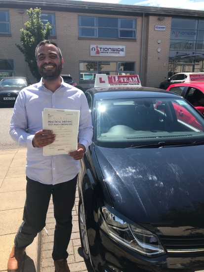 Congratulations to Thaer passing his driving test with L-Team driving school for the first time!! #passed#driving#learner🏆 #manchester#drivinglessons #help #learning #cars Call us now to get booked in on 0333 240 6430<br />
<br />
PASSED JULY 2018 🏆