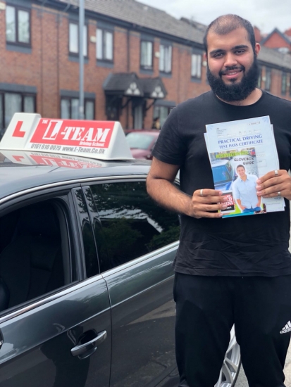 Congratulations to Bilal passing his driving test with L-Team driving school for the first time!! #passed#driving#learner🏆 #manchester#drivinglessons #help #learning #cars Call us now to get booked in on 0333 240 6430<br />
<br />
PASSED JULY 2018 🏆