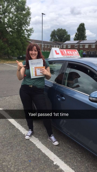Congratulations to Yael passing her driving test with L-Team driving school for the first time!! #passed#driving#learner🏆 #manchester#drivinglessons #help #learning #cars Call us now to get booked in on 0333 240 6430<br />
<br />
PASSED JULY 2018 🏆