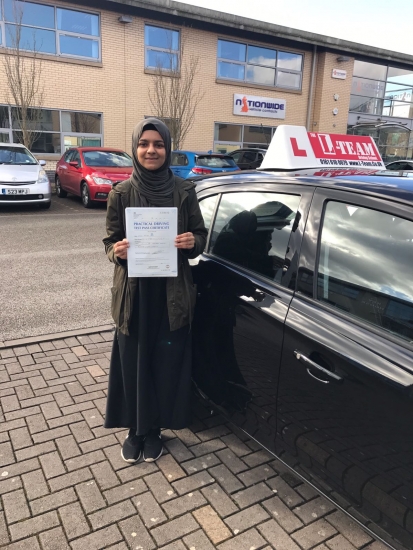 Congratulations to Haiqariza passing her driving test with L-Team driving school for the first time!! #passed#driving#learner #manchester#drivinglessons #help #learning #cars Call us know to get booked in on 0161 610 0079<br />
<br />

<br />
<br />
PASS IN FEBRUARY 2018