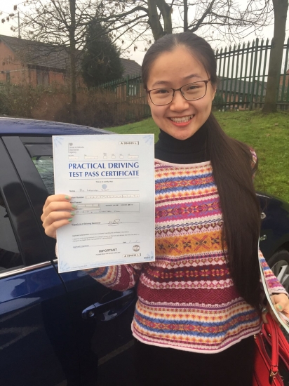 Congratulations to MS WAN passing her driving test with L-Team driving school for the first time!! #passed#driving#learner #manchester#drivinglessons #help #learning #cars  Call us know to get booked in on 0161 610 0079<br />
<br />

<br />
<br />
PASS IN DECEMBER 2017