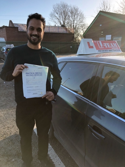 Congratulations to Usman passing his driving test with<br />
<br />
 L-Team driving school for the first time!! #passed#driving#learner #manchester#drivinglessons #help #learning #cars Call us know to get booked in on 0161 610 0079<br />
<br />

<br />
<br />
PASS IN JANUARY 2018