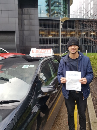 Congratulations to Hashmi passing his driving test with <br />
<br />
L-Team driving school for the first time!! #passed#driving#learner #manchester#drivinglessons #help #learning #cars Call us know to get booked in on 0161 610 0079<br />
<br />

<br />
<br />

<br />
<br />
PASS IN JANUARY 2018