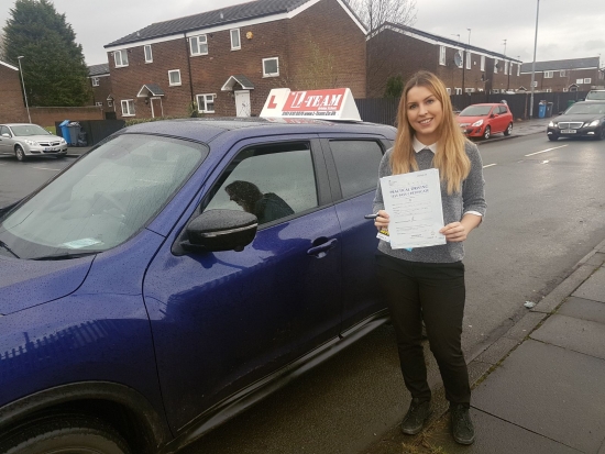 Congratulations to Jennifer passing her driving test with L-Team driving school for the first time!! #passed#driving#learner #manchester#drivinglessons #help #learning #cars  Call us know to get booked in on 0161 610 0079<br />
<br />
<br />
<br />
December 2017