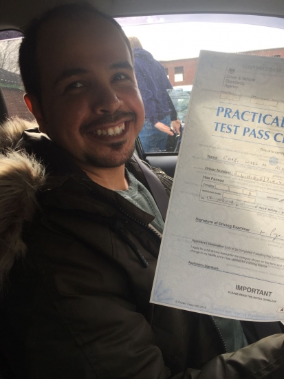Congratulations to Ghazi passing his driving test with <br />
<br />
L-Team driving school for the first time!! #passed#driving#learner #manchester#drivinglessons #help #learning #cars Call us know to get booked in on 0161 610 0079<br />
<br />

<br />
<br />
PASS IN FEBRUARY 2018