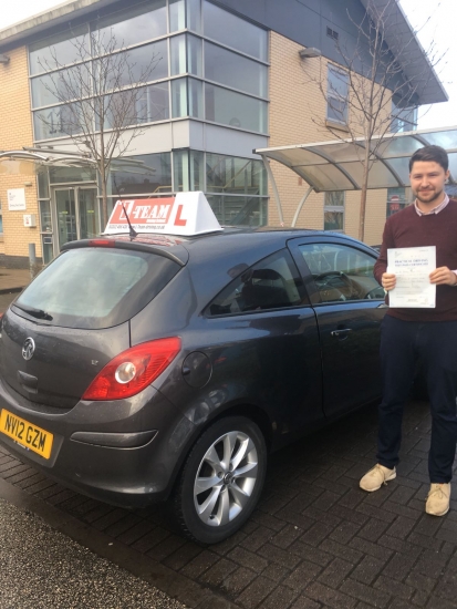 Congratulations to Matthew passing his driving test with L-Team driving school for the first time!! #passed#driving#learner #manchester#drivinglessons #help #learning #cars Call us know to get booked in on 0161 610 0079<br />
<br />

<br />
<br />

<br />
<br />
PASS IN JANUARY 2018