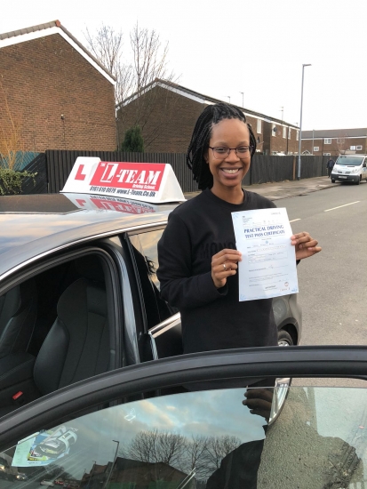 Congratulations to Jessica passing her driving test with<br />
<br />
 L-Team driving school for the first time!! #passed#driving#learner #manchester#drivinglessons #help #learning #cars Call us know to get booked in on 0161 610 0079<br />
<br />

<br />
<br />
PASS IN JANUARY 2018