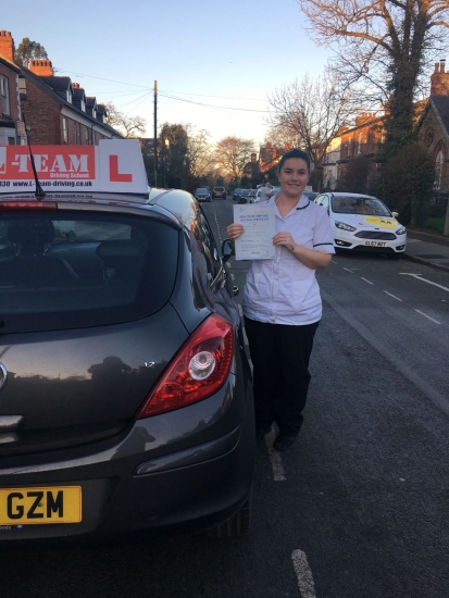 Congratulations to Emer passing her driving test with<br />
<br />
 L-Team driving school for the first time!! #passed#driving#learner #manchester#drivinglessons #help #learning #cars Call us know to get booked in on 0161 610 0079<br />
<br />

<br />
<br />
PASS IN JANUARY 2018
