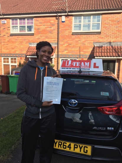 Congratulations to Shari passing her driving test with <br />
<br />
L-Team driving school for the first time!! #passed#driving#learner #manchester#drivinglessons #help #learning #cars Call us know to get booked in on 0161 610 0079<br />
<br />

<br />
<br />
PASS IN FEBRUARY 2018