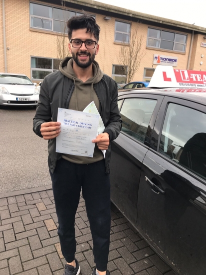 Congratulations to Danyal passing his driving test with<br />
<br />
 L-Team driving school for the first time!! #passed#driving#learner #manchester#drivinglessons #help #learning #cars Call us know to get booked in on 0161 610 0079<br />
<br />
<br />
<br />
<br />
<br />
PASS IN JANUARY 2018