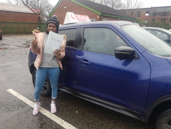 Congratulations to Chante passing her driving test with<br />
<br />
 L-Team driving school for the first time!! #passed#driving#learner #manchester#drivinglessons #help #learning #cars Call us know to get booked in on 0161 610 0079<br />
<br />

<br />
<br />
PASS IN JANUARY 2018