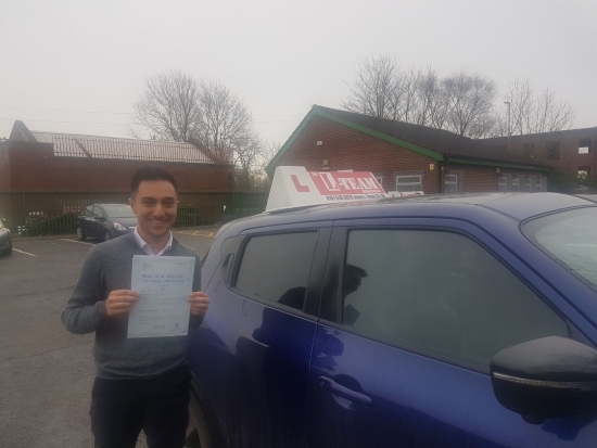 Congratulations to Rafih passing his driving test with <br />
<br />
L-Team driving school for the first time!! #passed#driving#learner #manchester#drivinglessons #help #learning #cars  Call us know to get booked in on 0161 610 0079<br />
<br />

<br />
<br />
PASS IN FEBRUARY 2018