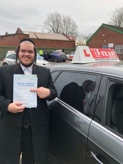 Congratulations to Fred passing his driving test with <br />
<br />
L-Team driving school for the first time!! #passed#driving#learner #manchester#drivinglessons #help #learning #cars  Call us know to get booked in on 0161 610 0079<br />
<br />

<br />
<br />
PASS IN FEBRUARY 2018