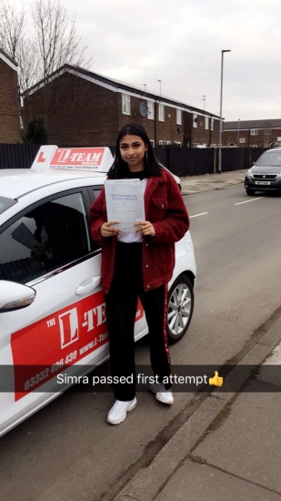 Congratulations to Simra passing her driving test with <br />
<br />
L-Team driving school for the first time!! #passed#driving#learner #manchester#drivinglessons #help #learning #cars Call us know to get booked in on 0161 610 0079<br />
<br />

<br />
<br />
PASS IN MARCH 2018