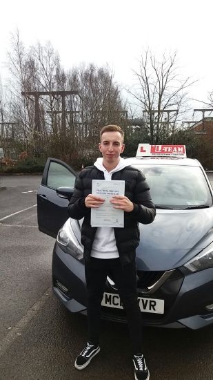 Congratulations to Dion passing his driving test with    <br />
<br />
 L-Team driving school for the first time!! #passed#driving#learner #manchester#drivinglessons #help #learning #cars Call us know to get booked in on 0161 610 0079<br />
<br />

<br />
<br />
PASS IN MARCH 2018