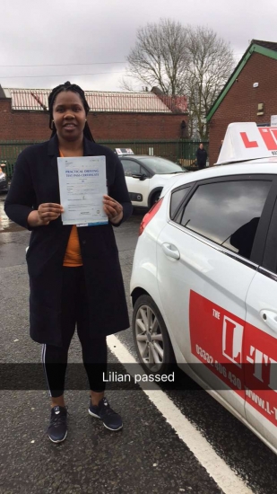 Congratulations to Lilian passing her driving test with<br />
<br />
 L-Team driving school for the first time!! #passed#driving#learner #manchester#drivinglessons #help #learning #cars Call us know to get booked in on 0161 610 0079<br />
<br />

<br />
<br />
PASS IN MARCH 2018