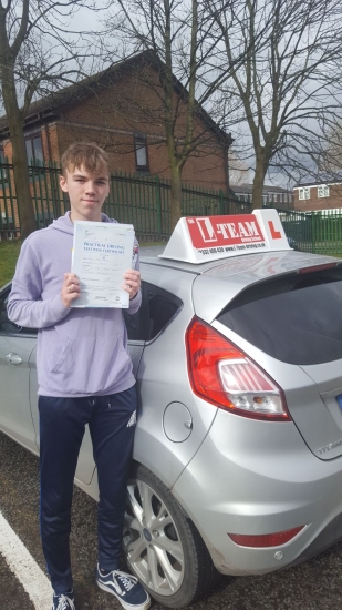 Congratulations to Dylan passing his driving test with <br />
<br />
L-Team driving school for the first time!! #passed#driving#learner #manchester#drivinglessons #help #learning #cars Call us know to get booked in on 0161 610 0079<br />
<br />

<br />
<br />
PASS IN MARCH 2018