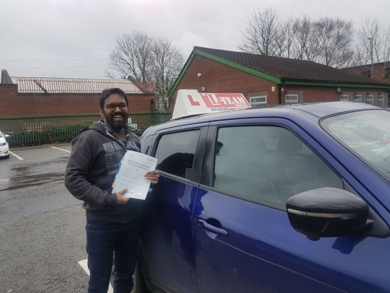 Congratulations to Prem passing his driving test with <br />
<br />
L-Team driving school for the first time!! #passed#driving#learner #manchester#drivinglessons #help #learning #cars Call us know to get booked in on 0161 610 0079<br />
<br />

<br />
<br />
PASS IN MARCH 2018