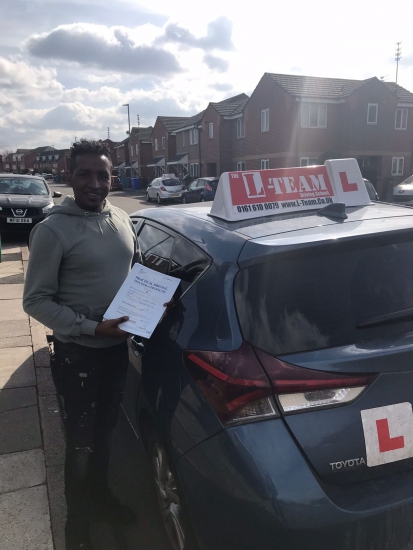 Congratulations to Hannock passing his driving test with L-Team driving school for the first time!! #passed#driving#learner #manchester#drivinglessons #help #learning #cars Call us know to get booked in on 0161 610 0079<br />
<br />

<br />
<br />
PASS IN MARCH 2018