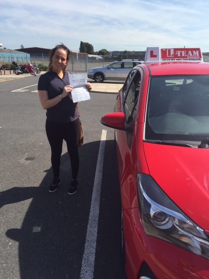 Pass her test in Bredbury test centre first time<br />
<br />
october 2016