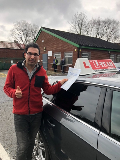 Congratulations to Reza passing his driving test with<br />
<br />
 L-Team driving school for the first time!! #passed#driving#learner #manchester#drivinglessons #help #learning #cars Call us know to get booked in on 0161 610 0079<br />
<br />

<br />
<br />
PASS IN MARCH 2018