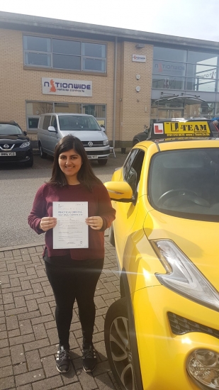 Congratulations to Heleema passing her driving test with L-Team driving school for the first time!! #passed#driving#learner #manchester#drivinglessons #help #learning #cars Call us know to get booked in on 0161 610 0079<br />
<br />

<br />
<br />
PASS IN MARCH 2018