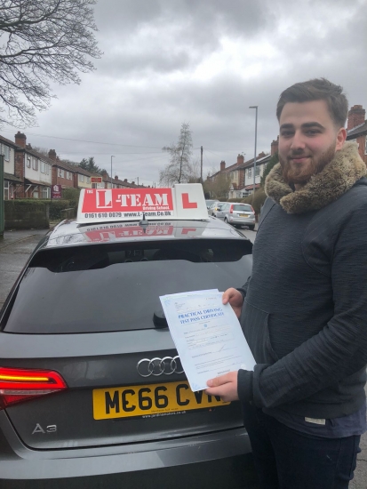 Congratulations to Asif passing his driving test with <br />
<br />
L-Team driving school for the first time!! #passed#driving#learner #manchester#drivinglessons #help #learning #cars Call us know to get booked in on 0161 610 0079<br />
<br />

<br />
<br />
PASS IN MARCH 2018