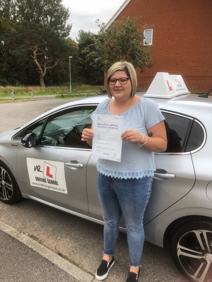 Congratulations to Yasmin Deller from Mildenhall who passed in Cambridge on the 28-8-18 after taking driving lessons with MR.L Driving School.