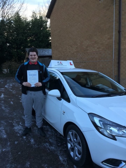Congratulations to Brandon Shannon from Balsham who passed in Cambridge on the 12-12-17 after taking driving lessons with MRL Driving School Having failed a previous test using a different driving school we’re pleased to say Brandon passed 1st time with us with only 2 minor faults