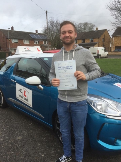 Congratulations to Todd Catchpole from Fulbourn who passed 1st time in Cambridge on the 15-12-17 after taking driving lessons with MRL Driving School