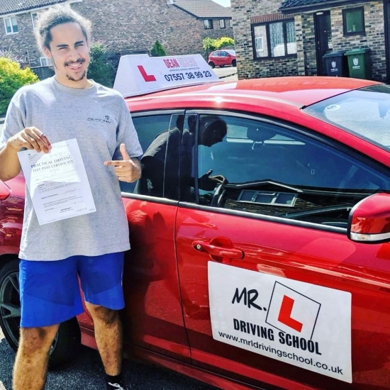 Congratulations to Rhys from Waterbeach who passed in Cambridge on the 23-7-19 after taking driving lessons with MR.L Driving School.
