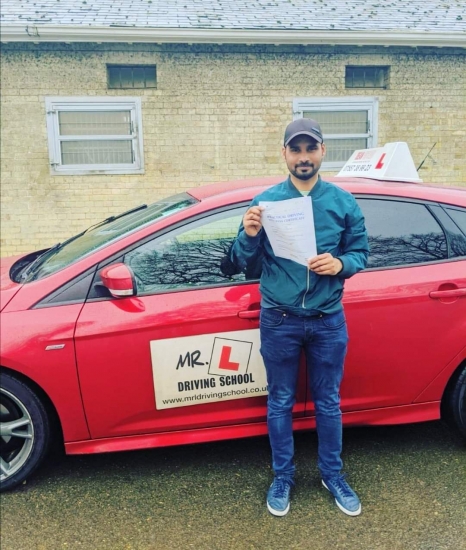 Congratulations to Shakil who passed on the 19-2-20 in Cambridge after taking driving lessons with #mrldrivingschool