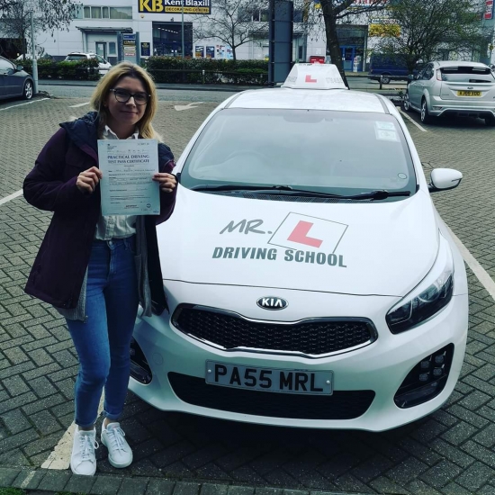 Congratulations to Dominika who passed first time in Cambridge on the 21-2-20 with just 3 driving faults after taking driving lessons with #mrldrivingschool