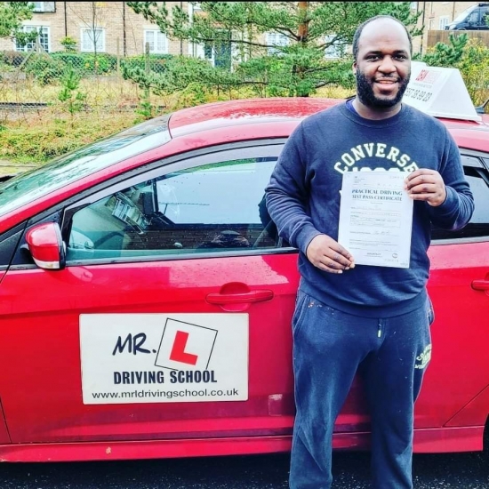 Congratulations to Chris White from Newmarket who passed 1st time with MR.L Driving School on the 9-12-20 in Cambridge.