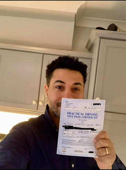 Congratulations to Ryan Cooper-Brown who passed his automatic driving test 1st time in Cambridge on the 10-2-22 after taking driving lessons with MR.L Driving School.