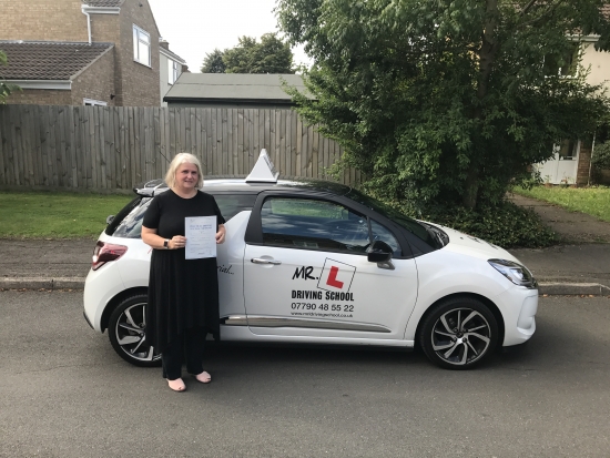 Congratulations to Susan Rees from Cambridge who passed on the 15-8-17 after taking driving lessons with MRL Driving School
