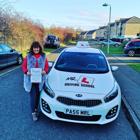 Congratulations to Gillie More from Newmarket who passed in Cambridge on the 28-1-19 after taking driving lessons with MR.L Driving School.
