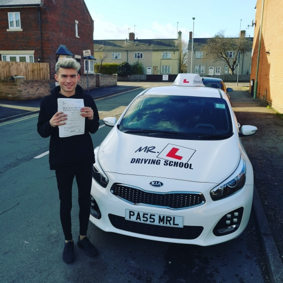 Congratulations to Karl Symonds from Newmarket who passed in Cambridge on the 7-2-19 after taking driving lessons with MR.L Driving School.