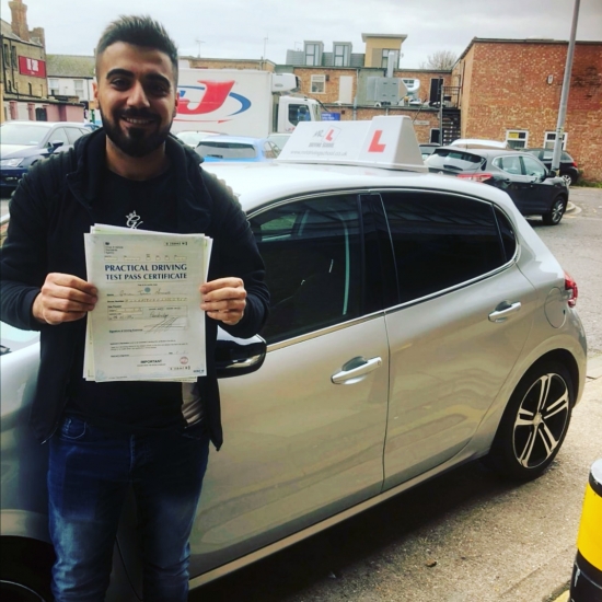 Congratulations to Gaylan from Cambridge who passed on the 6-11-19 after taking driving lessons with MR.L Driving School.