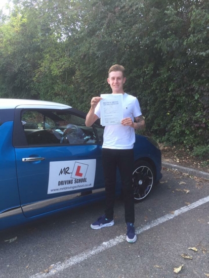 Congratulations to Jack Mears from Mildenhall who passed in Cambridge on the 9-9-16 after taking driving lessons with MRL Driving School