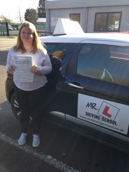 Congratulations to Fay from Littleport who passed 1st time in Cambridge on the 7-3-16 after taking driving lessons with MRL Driving School