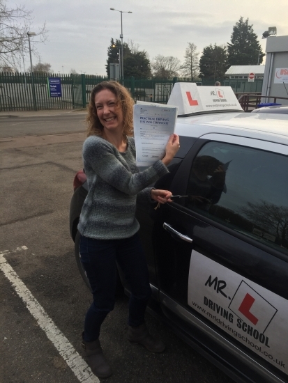 Congratulations to Janine from Cambridge who passed 1st time on the 18-1-16 after taking driving lessons with MRL Driving School