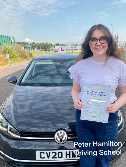 Thank you Peter Hamilton for helping me pass my driving test, Very friendly and patient, always explained everything clearly, highly recommend